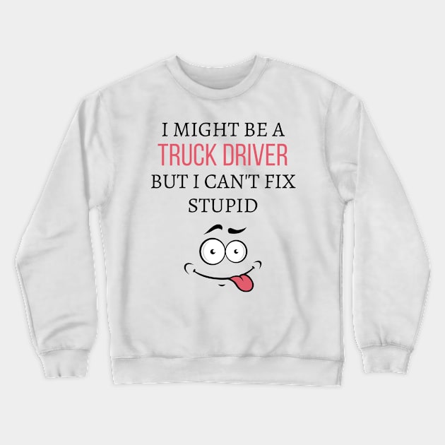 Truck driver Crewneck Sweatshirt by Mdath